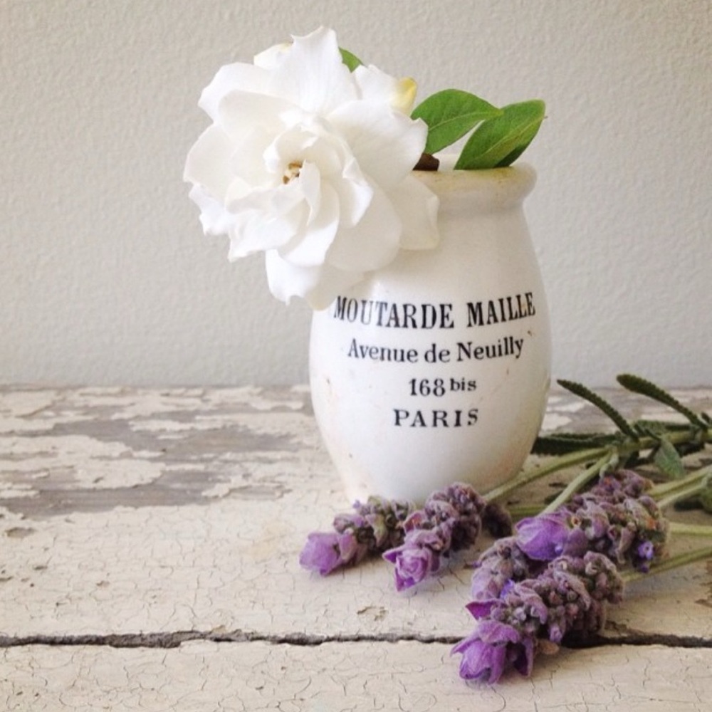 Vintage French Moutarde Maille Paris Mustard Pot | Antique Decor Vase